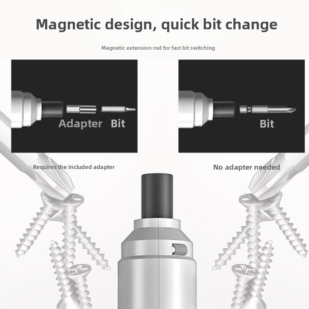 Electric Screwdriver Rechargeable Usb - Multi-functional Cordless Electric Screwdriver Set USB
