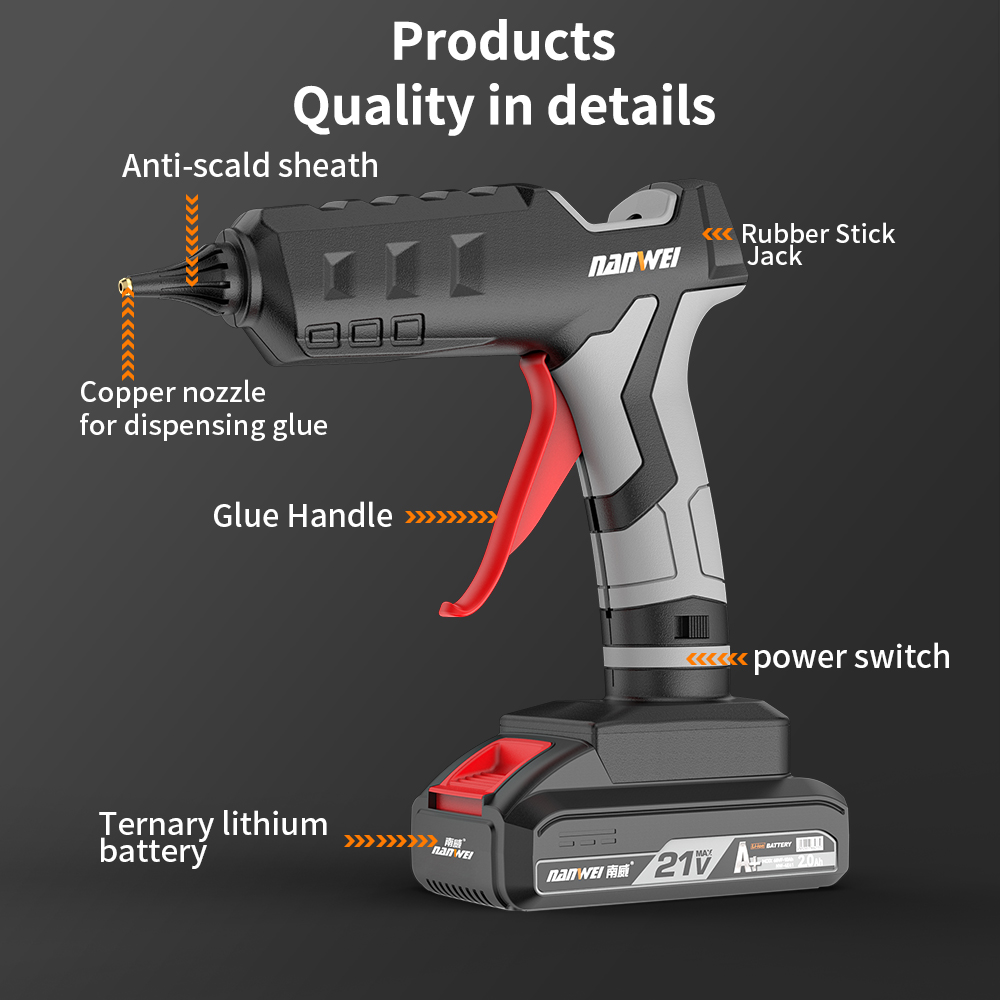 Cordless Battery Hot-Melt Glue - Hot Melt Glue Gun Cordless review and price