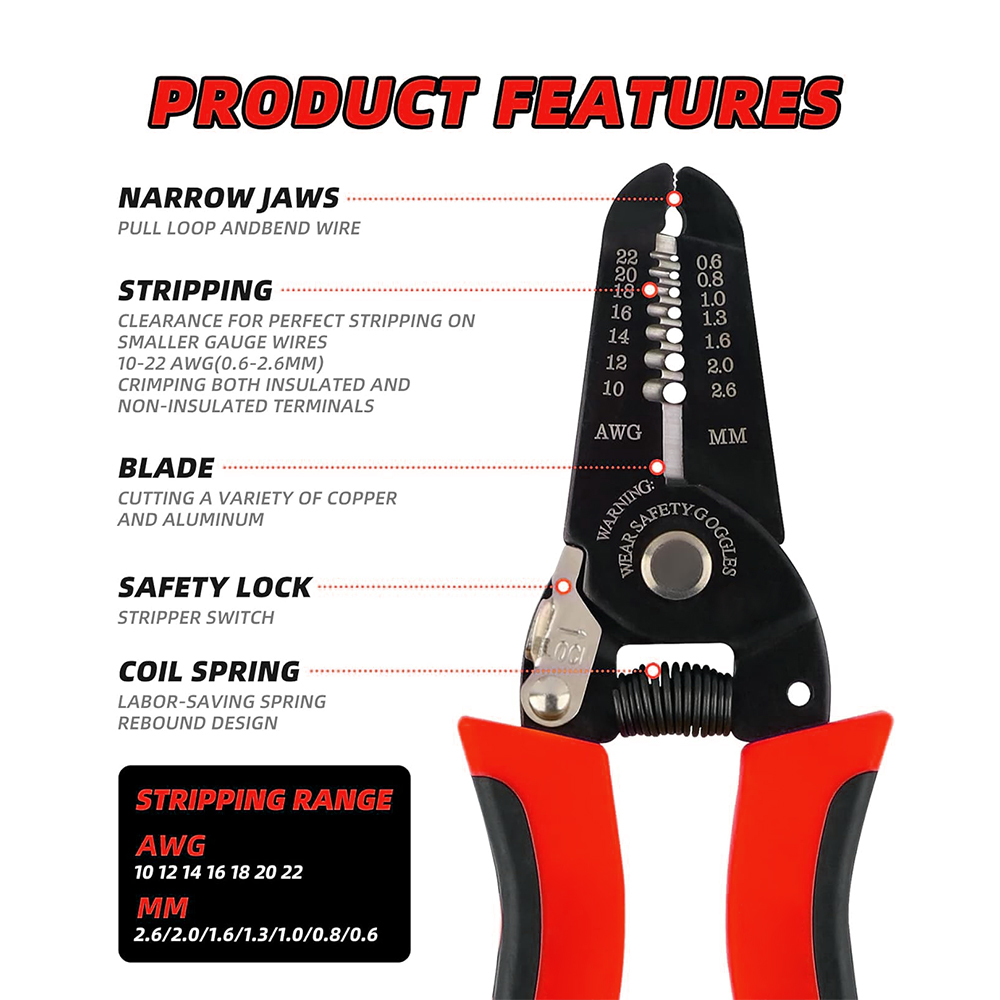Wire Cutter, Wire Stripper Cri - Automatic Wire Stripper Cutter review and price