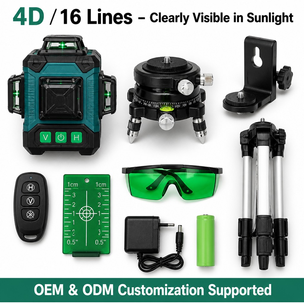 4D 16-Line Green Laser Level,  - Laser Level 16 Lines 4D Green review and price