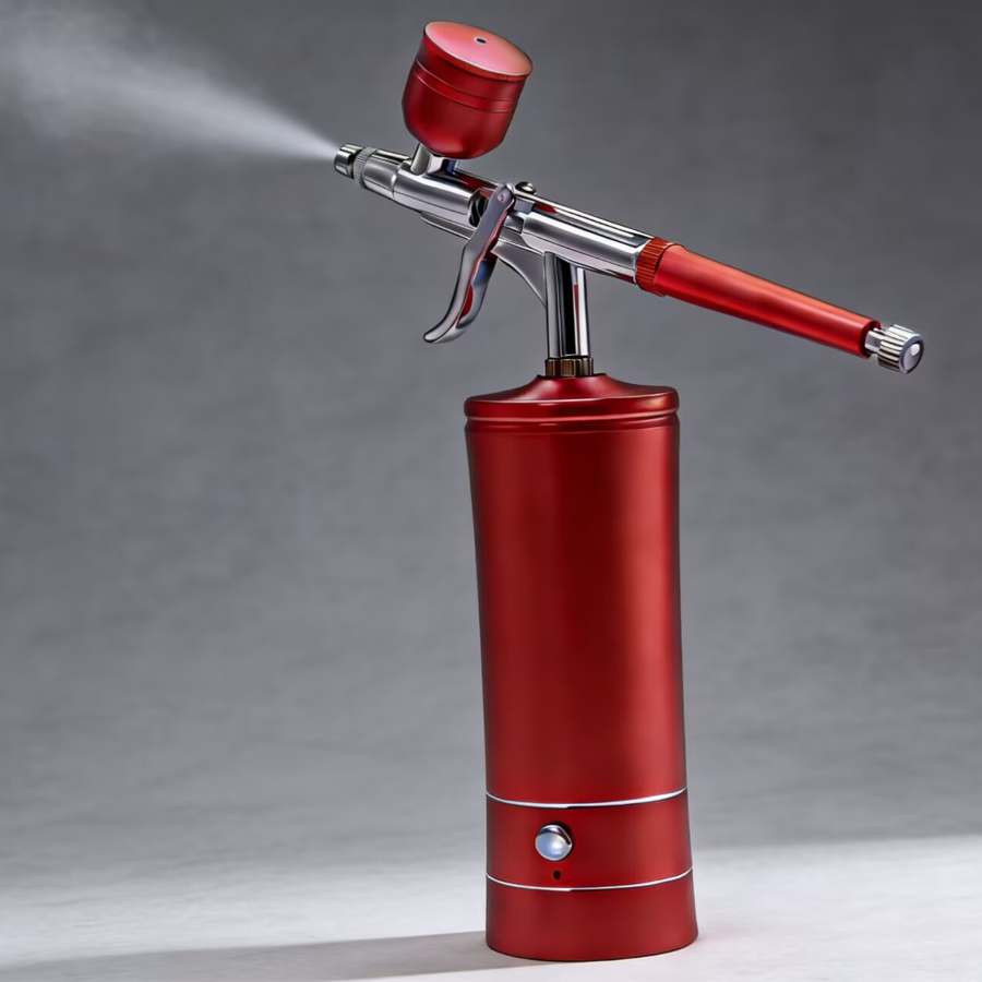 Portable Rechargeable Wireless - Airbrush Kit With Mini Compressor review and price