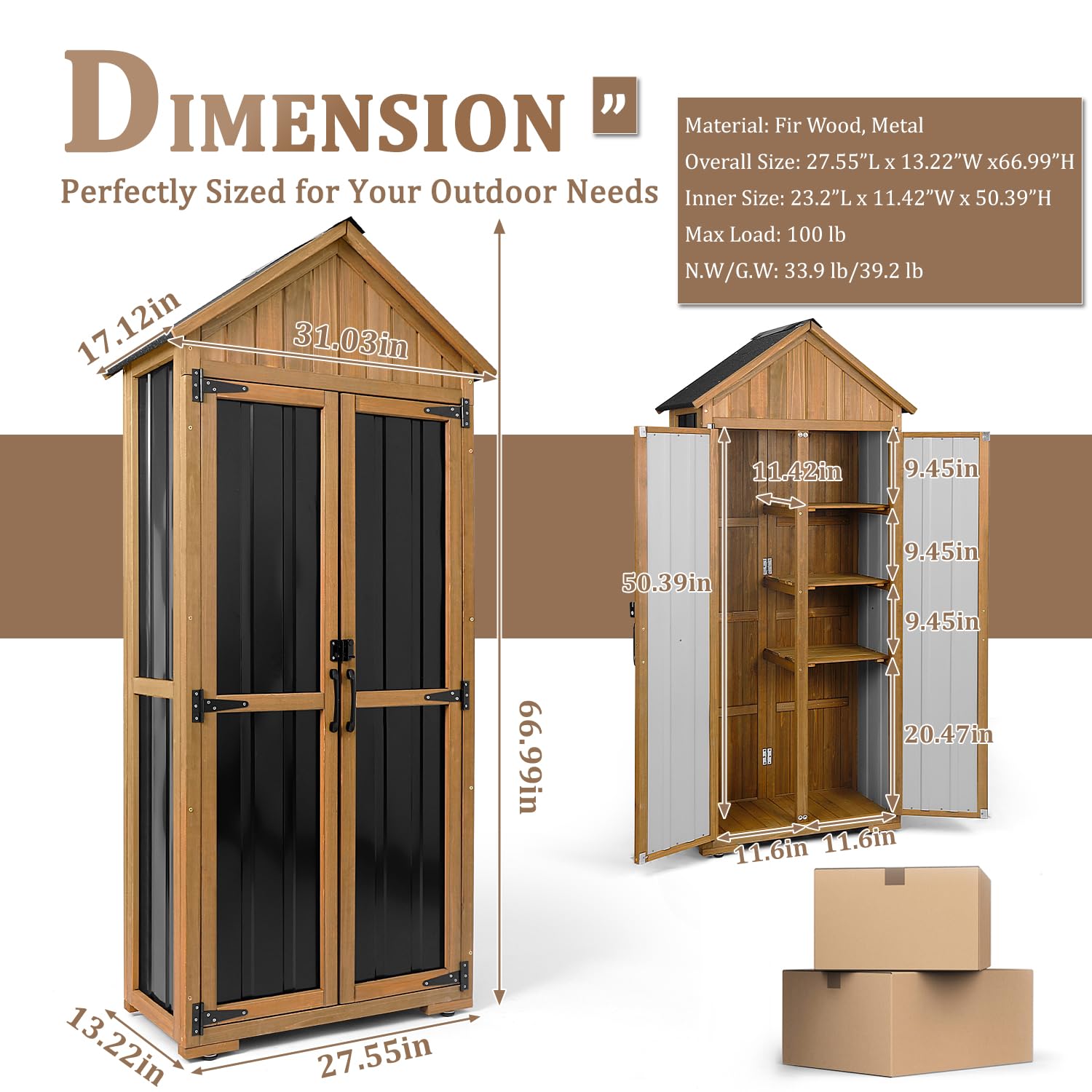 Outdoor Storage Cabinet Waterp - Garden Tools review and price
