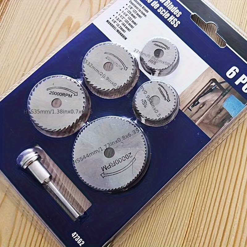 6Pcs Mini Circular Saw Blade,  - Cordless Rotary Tool Kit Accessories review and price