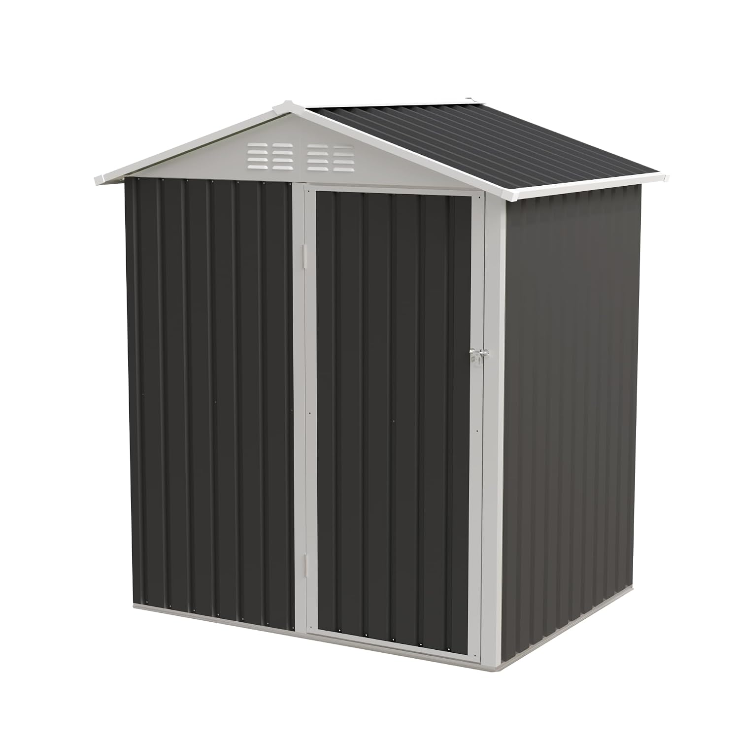 Metal Outdoor Storage Shed 5.4 - Garden Tools review and price