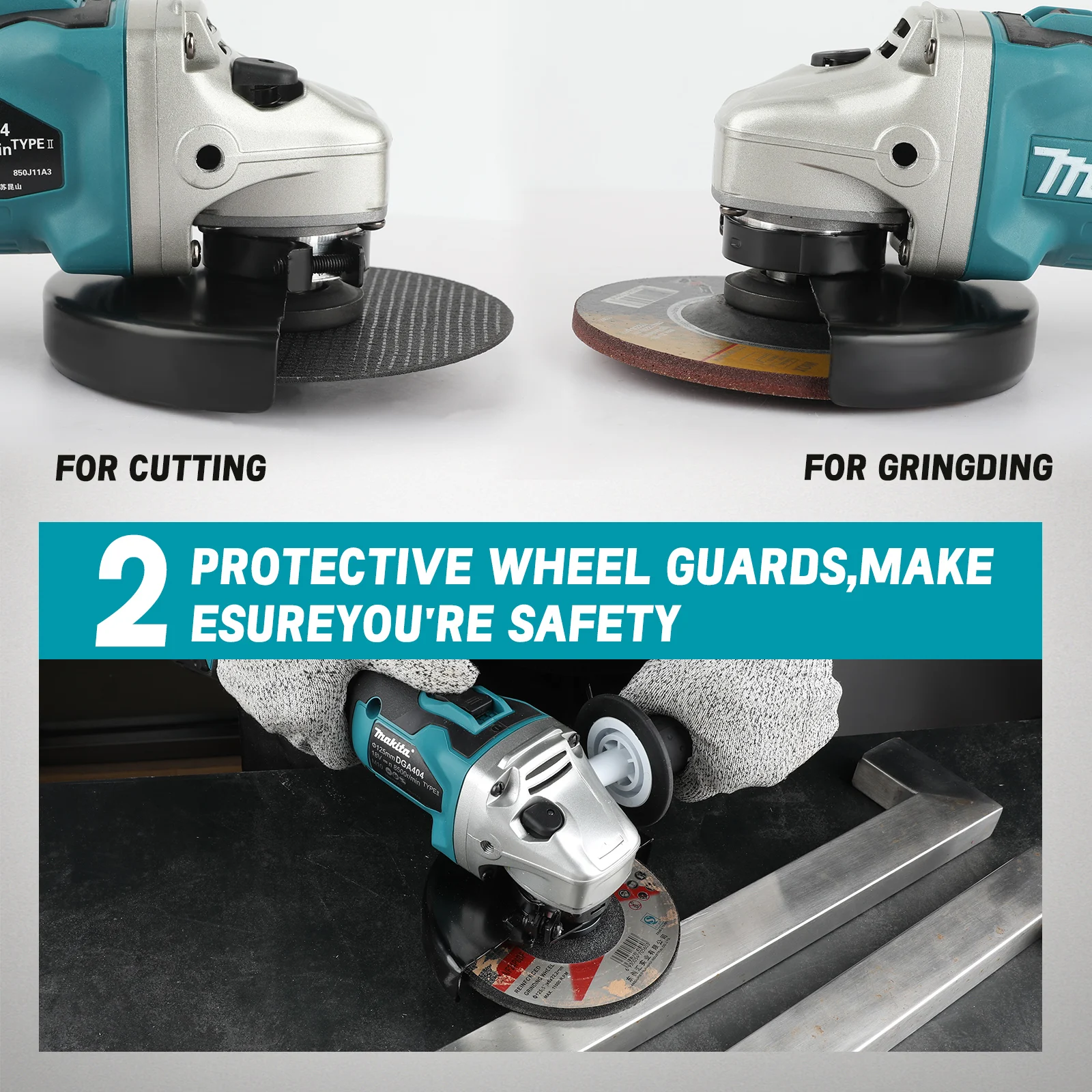 DGA404 100/125mm Brushless Lit - Brushless Angle Grinder Battery Powered review and price