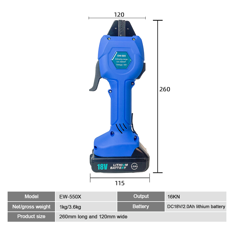EW-50X Rechargeable Crimping T - Electrical review and price