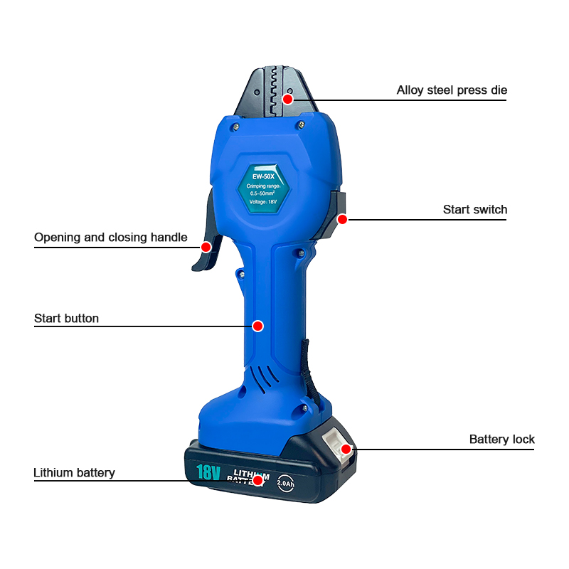 EW-50X Rechargeable Crimping T - Electrical review and price