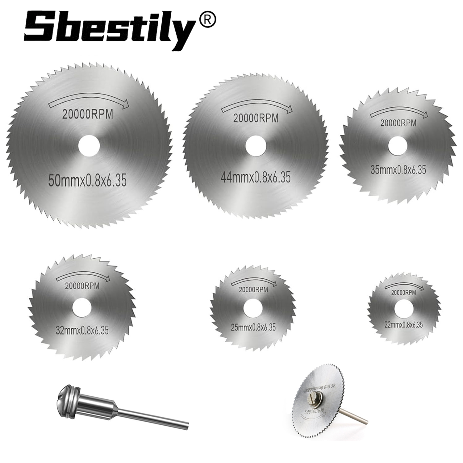7Pcs/Set HSS Circular Saw Blad - Cordless Rotary Tool Kit Accessories review and price