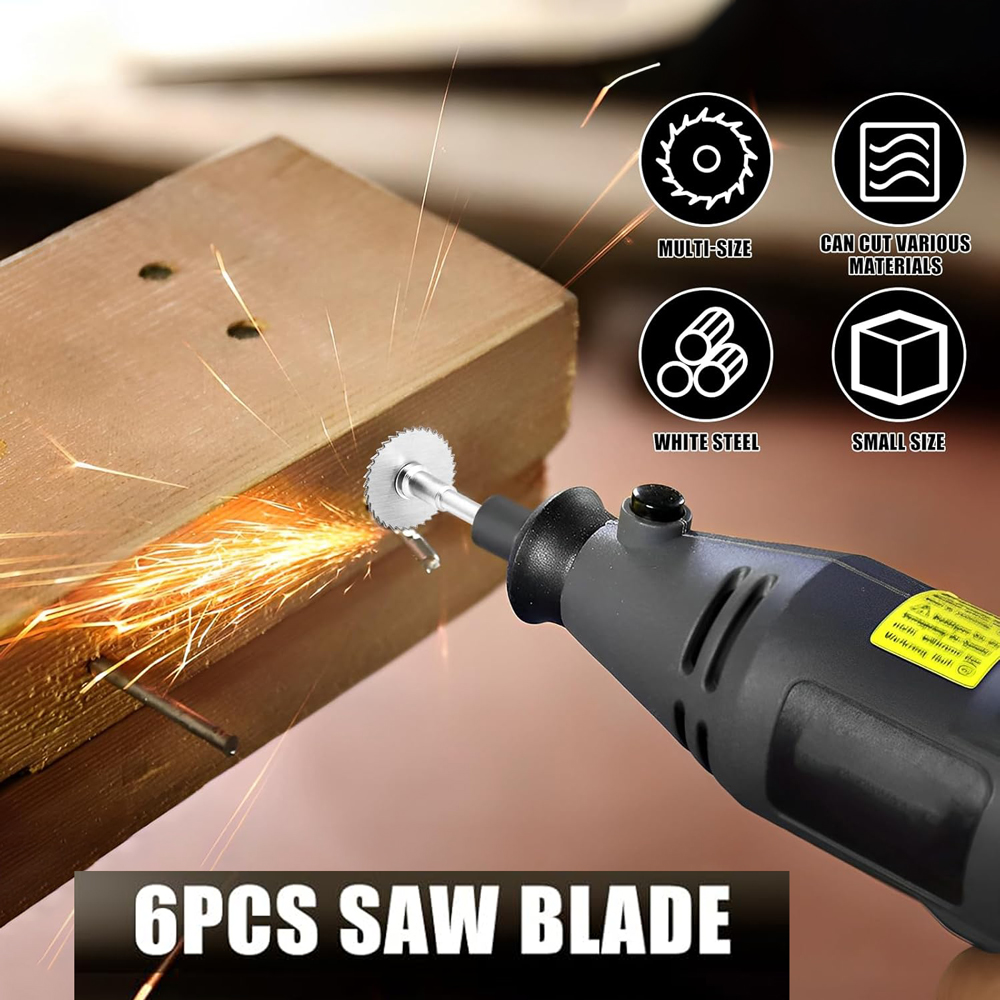 7Pcs/Set HSS Circular Saw Blad - Cordless Rotary Tool Kit Accessories review and price